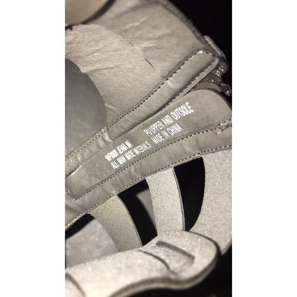 Rampage Womens Black Moda Open Toe Gladiator Zip Up Block Heels Size 9 Jeana - Picture 6 of 9